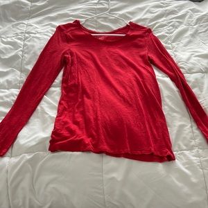 Gap red long sleeve